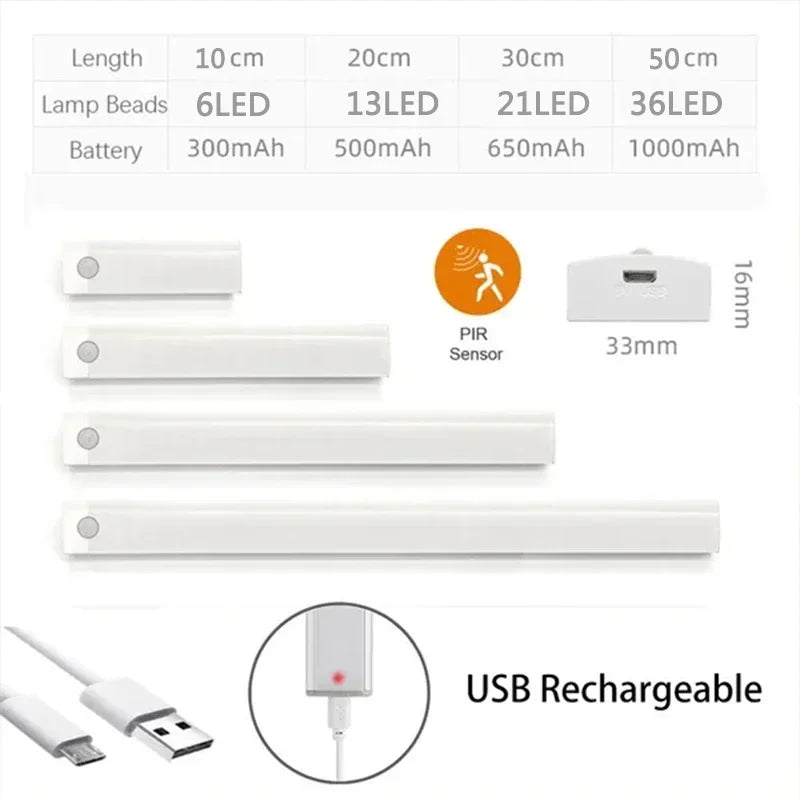 Rechargeable LED Motion Sensor Light